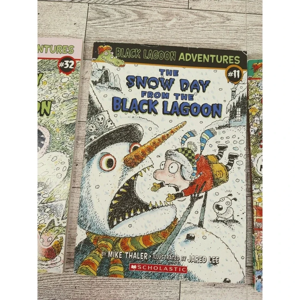 Black Lagoon Adventure Lot of 3 2000s Paperback Mike Thaler Scholastic kid humor